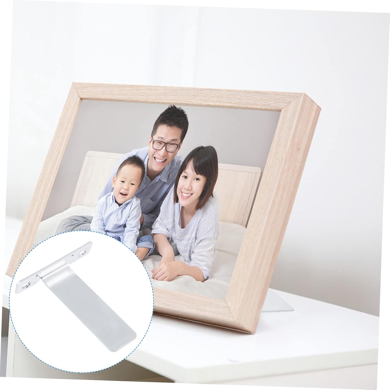 Cabilock Aluminum Alloy Photo Frame Supports 10pcs for Tabletop Display