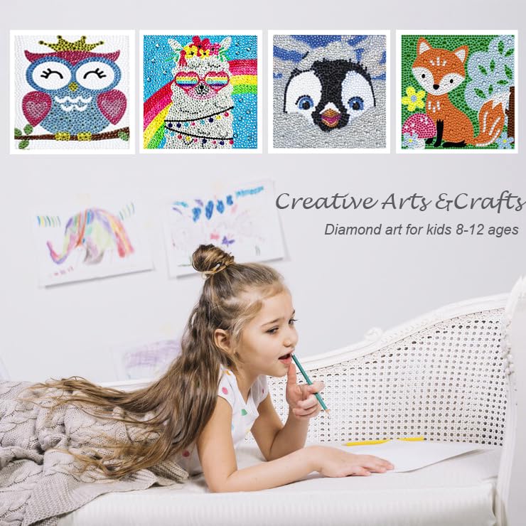 Amazon.com: DIYDECORFUN Diamond Art Kits for Kids Ages 4-8 & 8-12