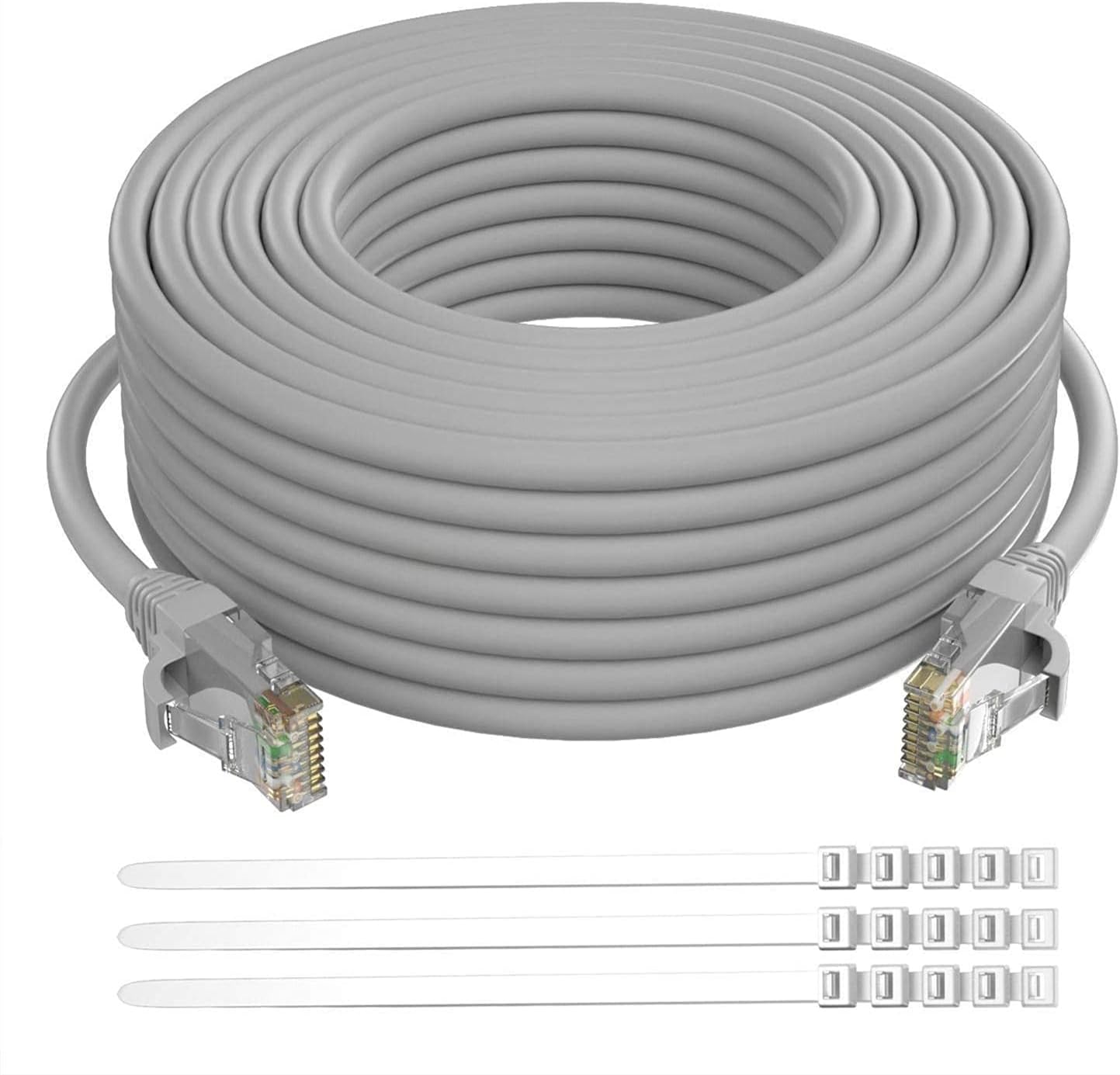 Adoreen Cat 6 Cable 100 FtGray, High Speed Long