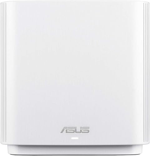 ASUS ZenWiFi AC para todo el hogar Tri-Band Mesh WiFi6 (CT8 blanco 1PK), cobertura de hasta 1,350 pies cuadrados o más habitaciones, 3 Gbps, WiFi,