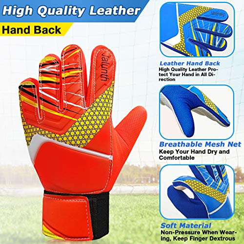image for Jalunth Goalkeeper Goalie Soccer Gloves Adult Men Womens Goal Keeper F