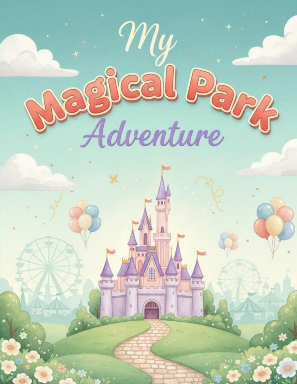 My Magical Park Adventure: Pink Edition: A Fun Travel Activity & Memory Book for Kids Filled With Coloring Pages, Vacation Prompts, Scavenger Hunts, Mazes