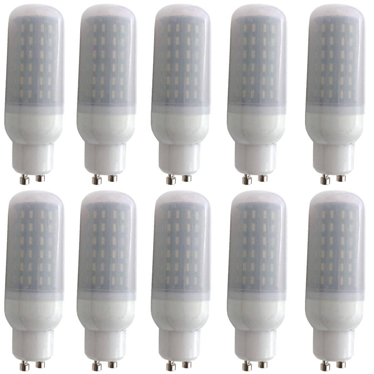 Aoxdi GU10 LED Light Bulbs 9W, Cool White, 96 SMD 4014 Energy Saving LED Lamp, AC220-240V, 10-Pack