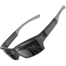 Polarized Sports Sunglasses for Men Women - Wrap Around Sun Glasses with UV Protection Fishing Cycling Running