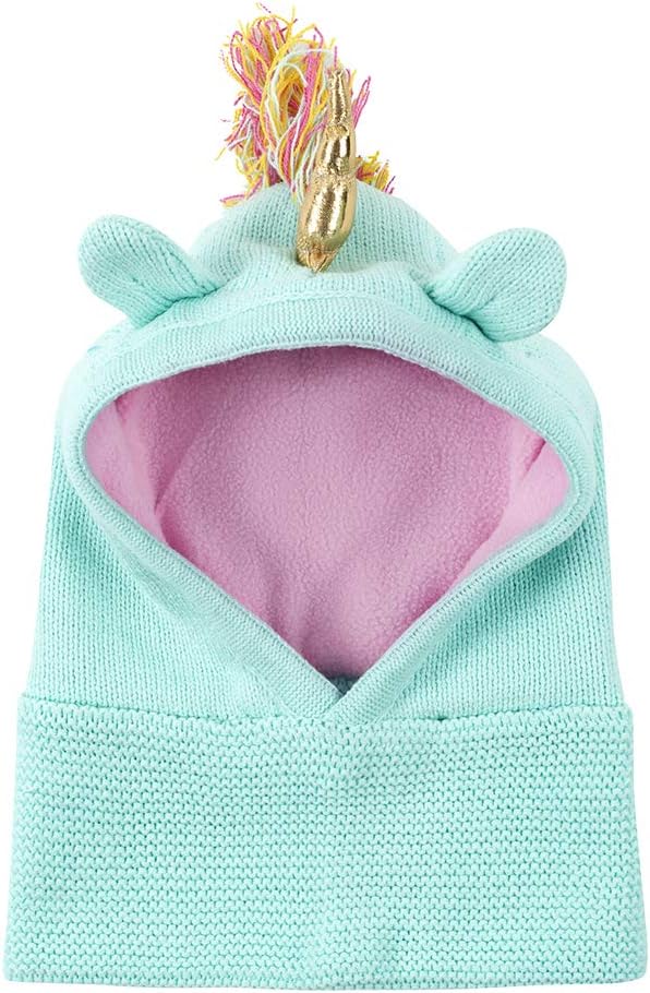 Baby Knit Balaclava Hat - Allie The Alicorn 6-12M Blue