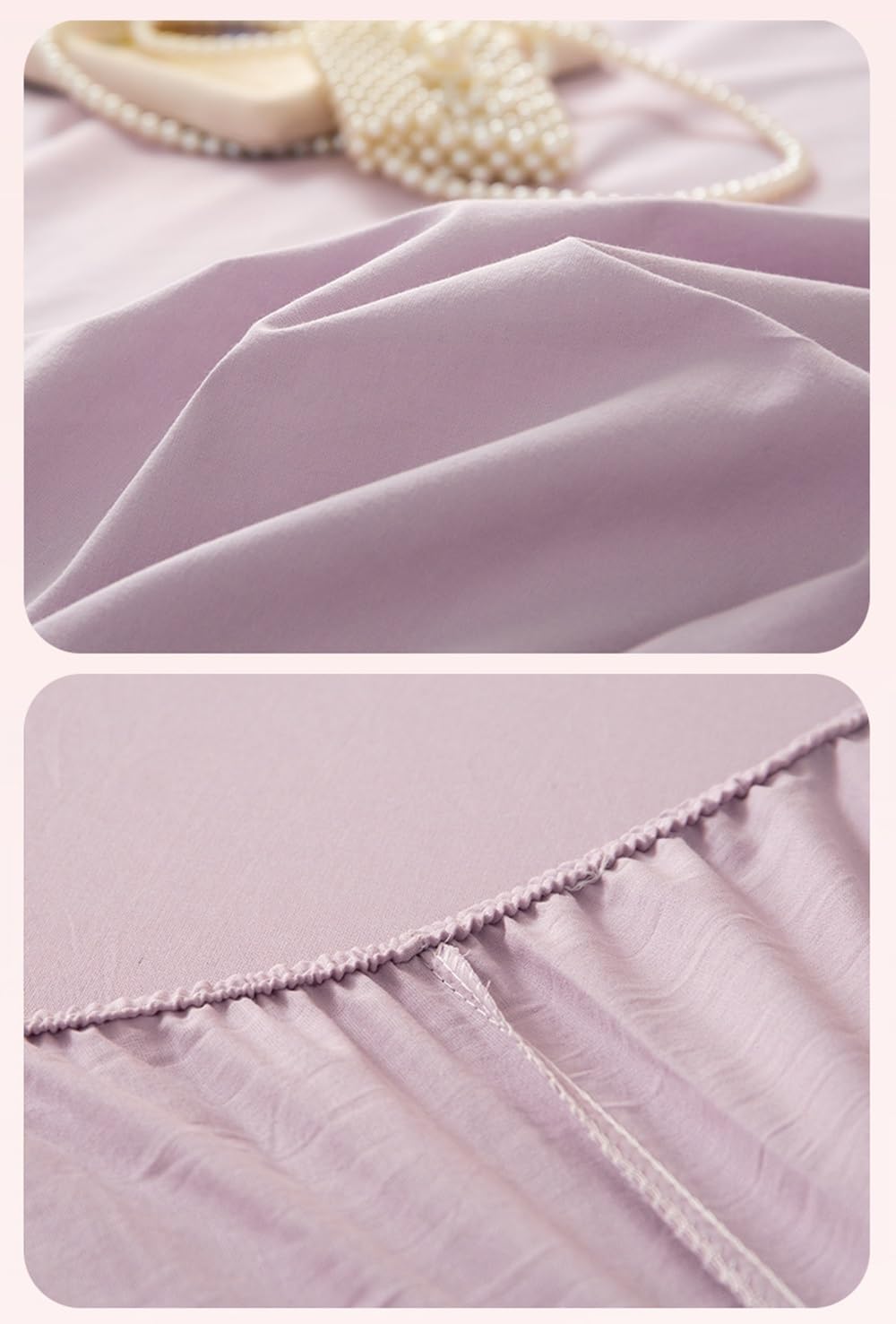 Lenzuolo con angoli queen size con tasca extra profonda di lusso resistente alle pieghe resistente allo sbiadimento, copriletto in cotone spazzolato ultra morbido copriletto singolo con tasca standard