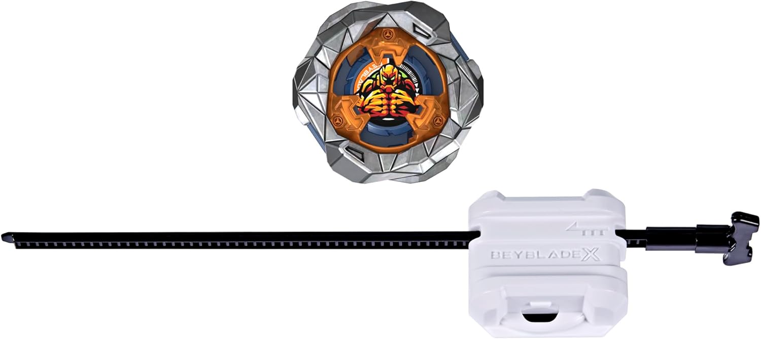 Beyblade X Rock Golem 1-60UN UX Starter Pack with Spinning Top and Launcher