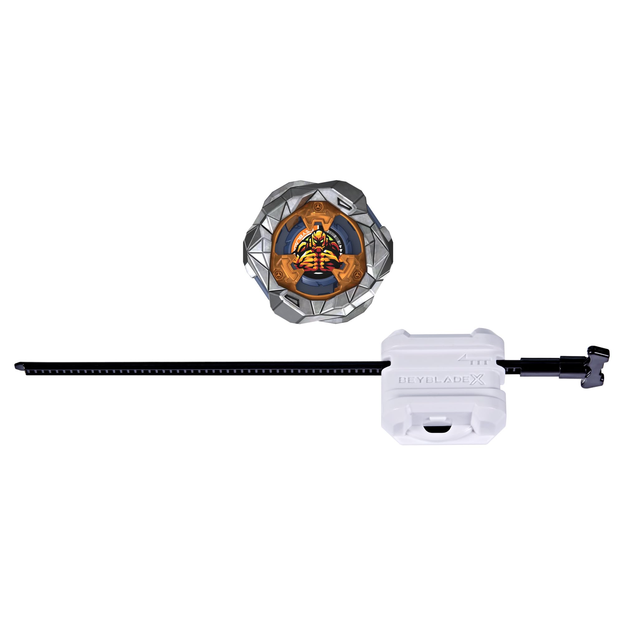 Hasbro Beyblade X, Set Starter Pack Rock Golem 1-60UN UX con Trottola e Lanciatore