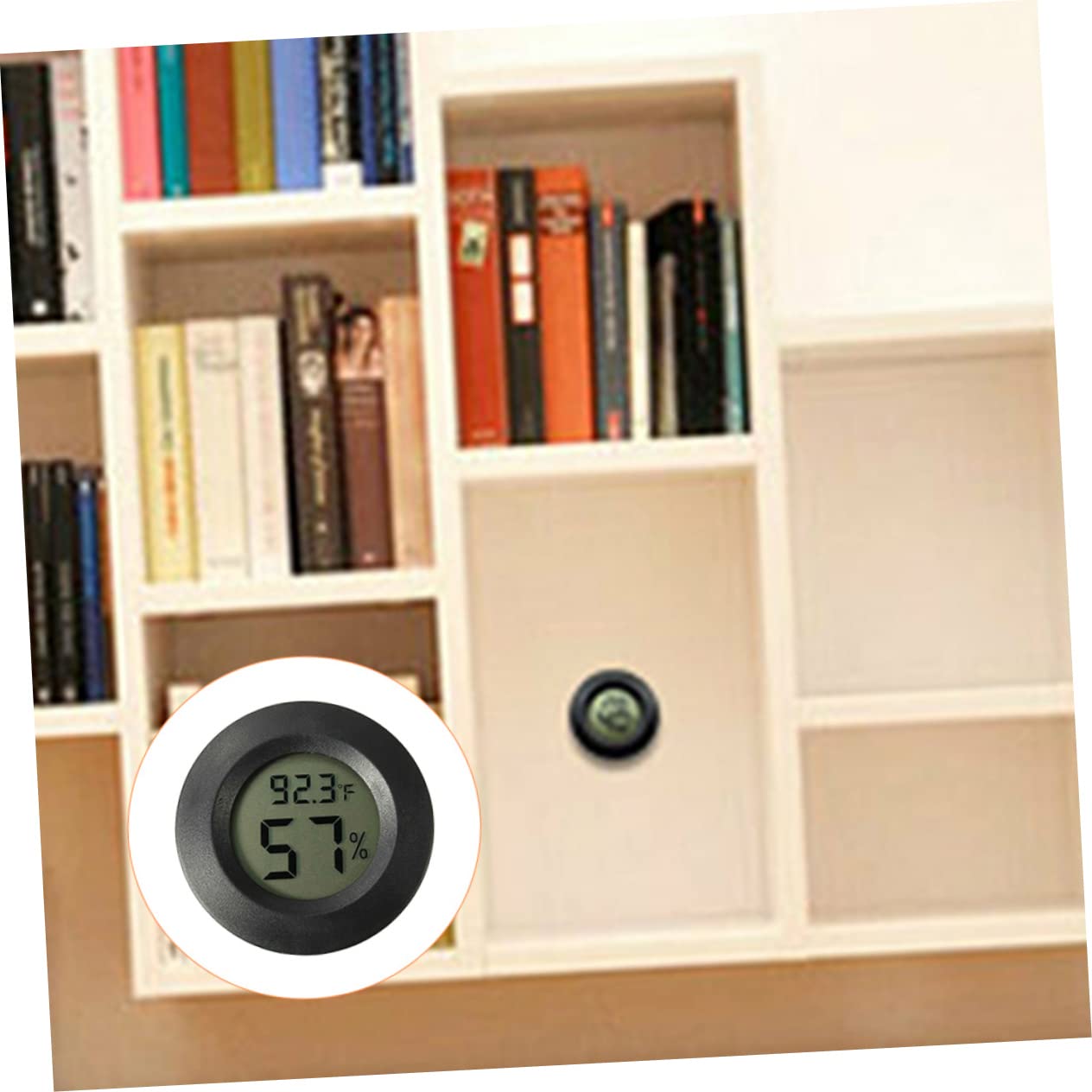 YARNOW 14pezzi Mini Termometro Igrometro Digitale per Terrario Misuratore di umidità e Temperatura per Rettili Compatibile per Uso Ed Esterno e Resistente