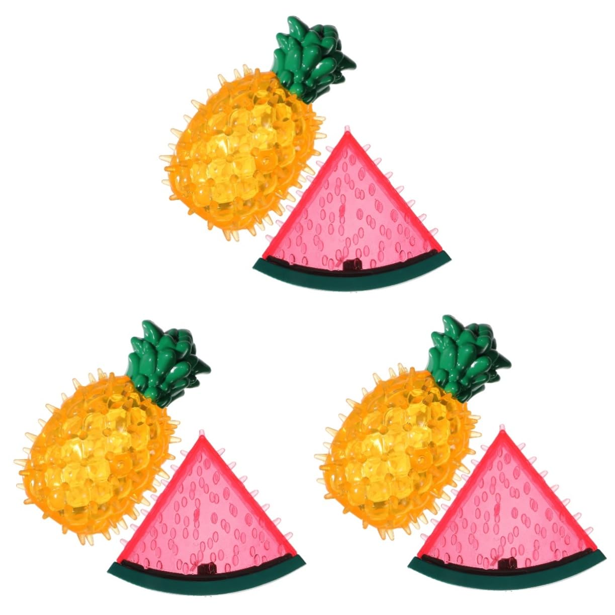 Toddmomy 6pièces Jouet à Mâcher pour Chien Forme De Fruits Jouet De Congélation pour Chiens pour Teething