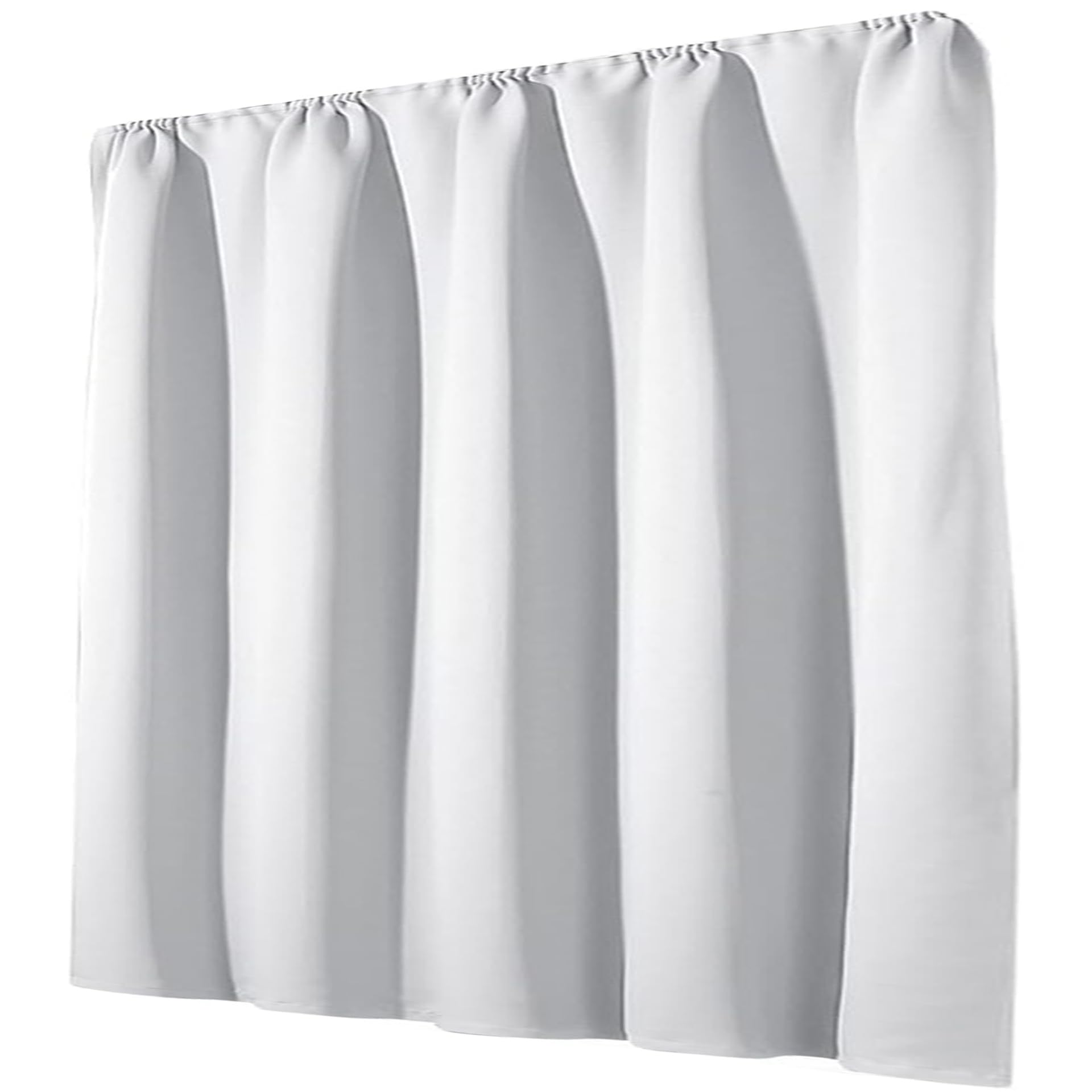 Thermovorhänge Kälteschutz Winter 138 x 255 cm Weich Und Langlebig Thermovorhang Verdunkelung Größe Und Farbe Wählbar, 1Er-Set für Schlafzimmer, Kinderzimmer, Weiß