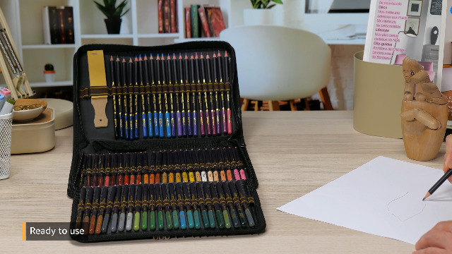 Set Matite Colorate Professionali 96 Pezzi - Per Disegno, Schizzo, Con Accessori, Regalo Artisti - Foto 7