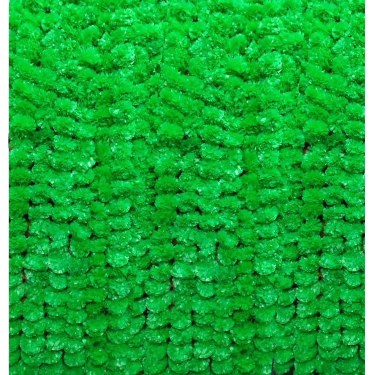 Artificial Marigold Flowers Garlands for Decoration Fluffy genda phool Flower foe Wedding Home Decor Office Kitchen Diwali Festival Decor mala Door toran (Pack of 10, Green) (B0B8PKM8NC) Amazon Price History, Amazon Price Tracker