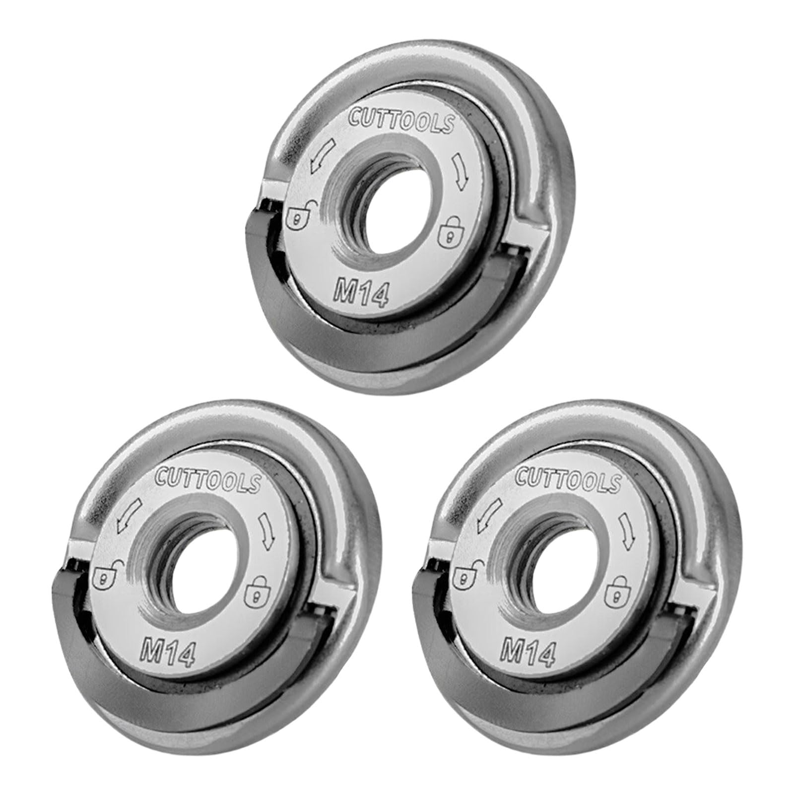 M14 Quick Nut for Angled Grinder Flange, Portable & Easy Install Secure Fastening