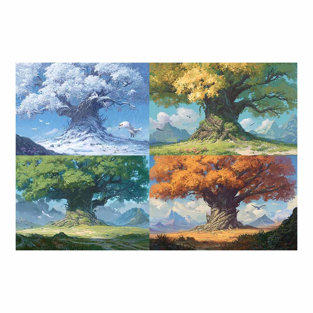 HOQIU Print Canvas Poster Decor Pastel Butterflys Tree canvas prints, nature wall art, for Bathroom Home Office Decor(Multicolor)-80x120cm Unframed