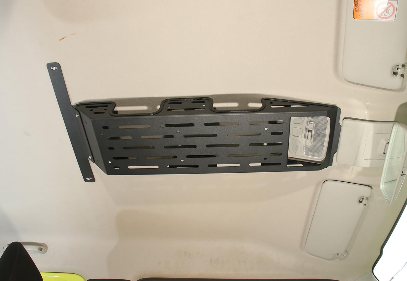 Uchwyt do przechowywania na dach samochodu Suzuki Jimny JB64 JB74 2019-2024 2-drzwiowy, aluminiowy tuning akcesoria w konsoli środkowej powyżej