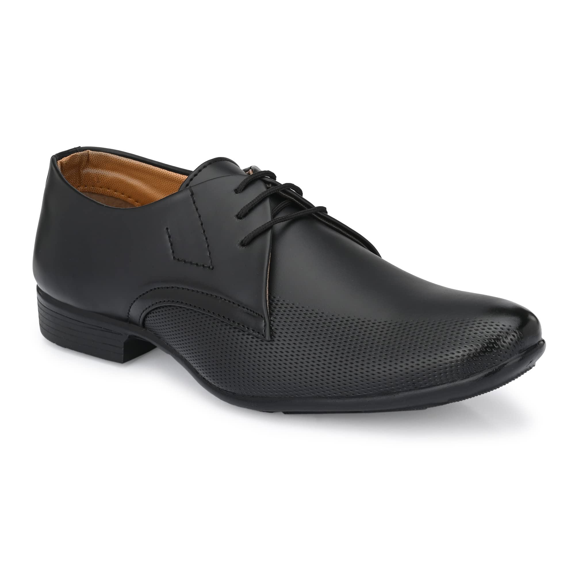 Stylelure Black Formal Lace-Up Shoes for Men
