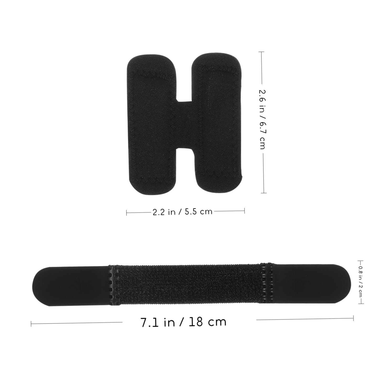 Holibanna 5Pcs Breathable Splint Support Braces for Fixing and Portable Thumb Splints for Home and Office Use Secure Fit and Easy to Clean