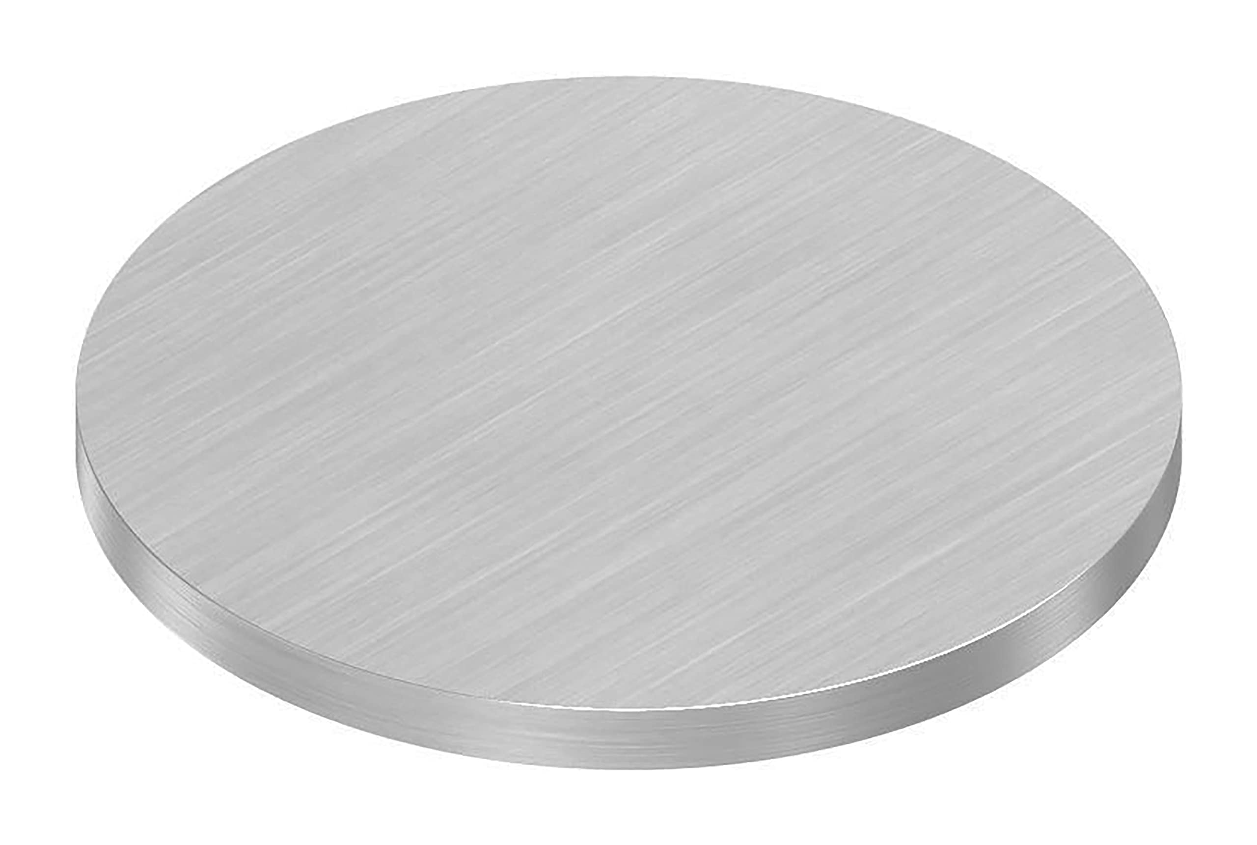 Edelstahl Ronde 60x4 Mm V2A – Mit Mittiger Bohrung 12,2 Mm, Rundschliff Und Fase, Von STEINBACHER