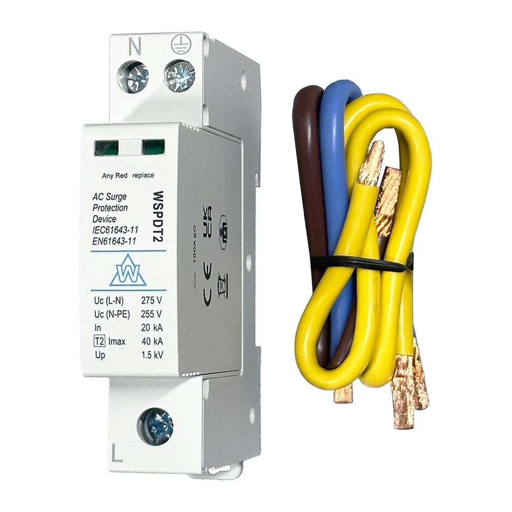 WCED WSPDT2 SPD Type 2 Surge Protection Device inc Cables