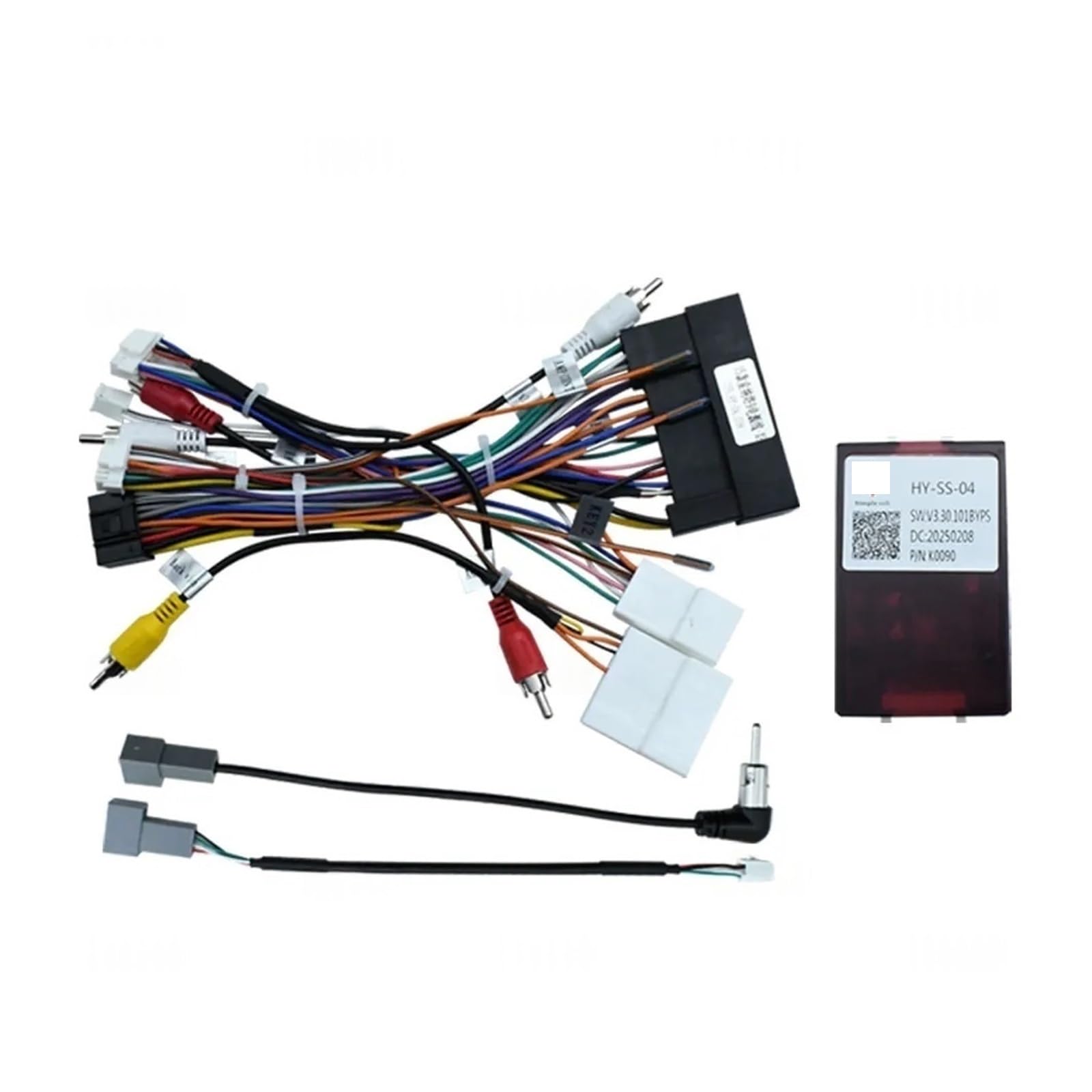 Pantalla de radio Android for coche, estéreo de 16 pines, adaptador de arnés de alimentación, decodificador de caja compatible con Kia Sportage 4 QL 2016-2018