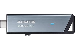 ADATA Elite UE800 2TB SuperSpeed USB 3.2 Gen2 Type-C Portable External Solid State Drive (SSD)