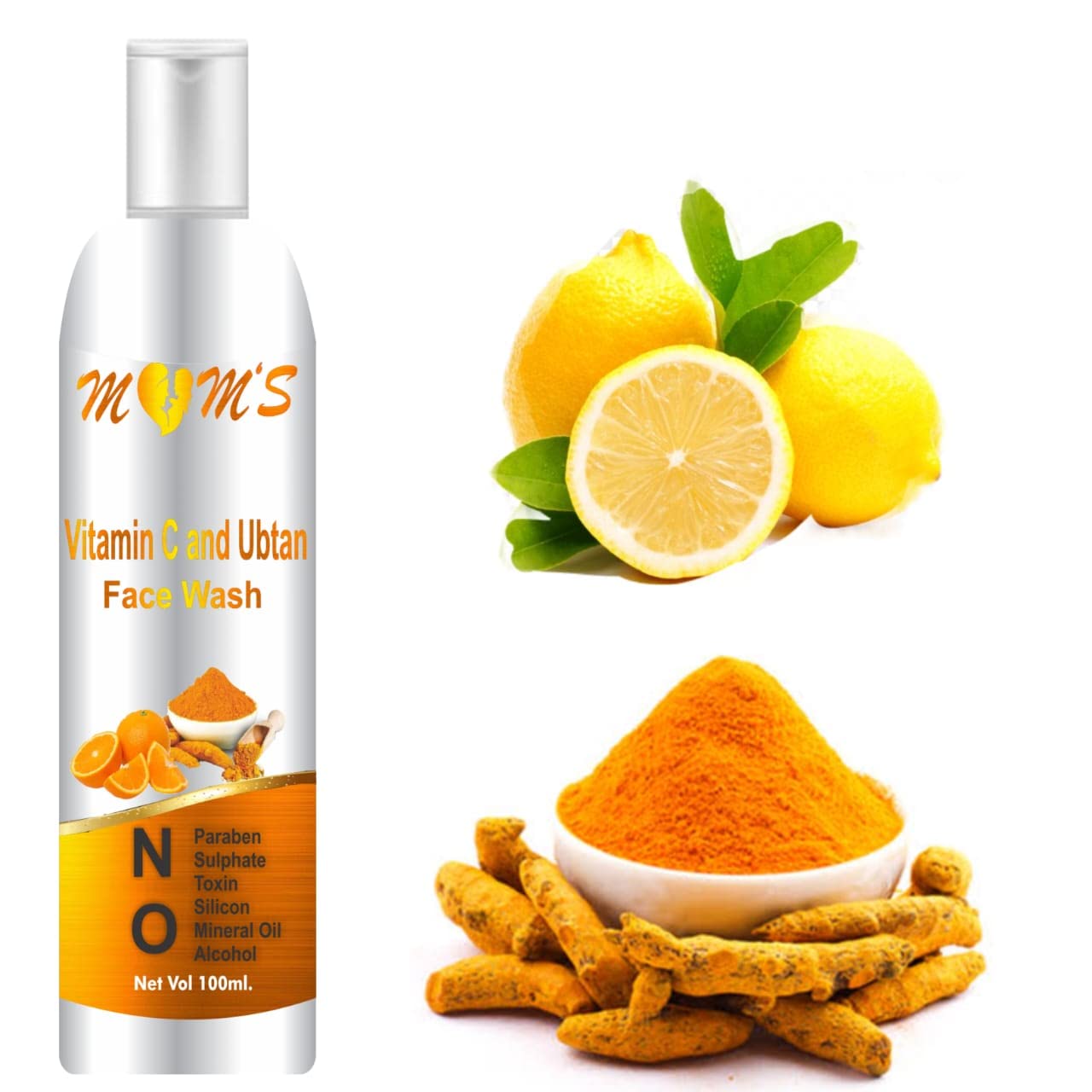MOM'S VitaminC and Ubtan Face Wash (100ml) Amazon.in Beauty