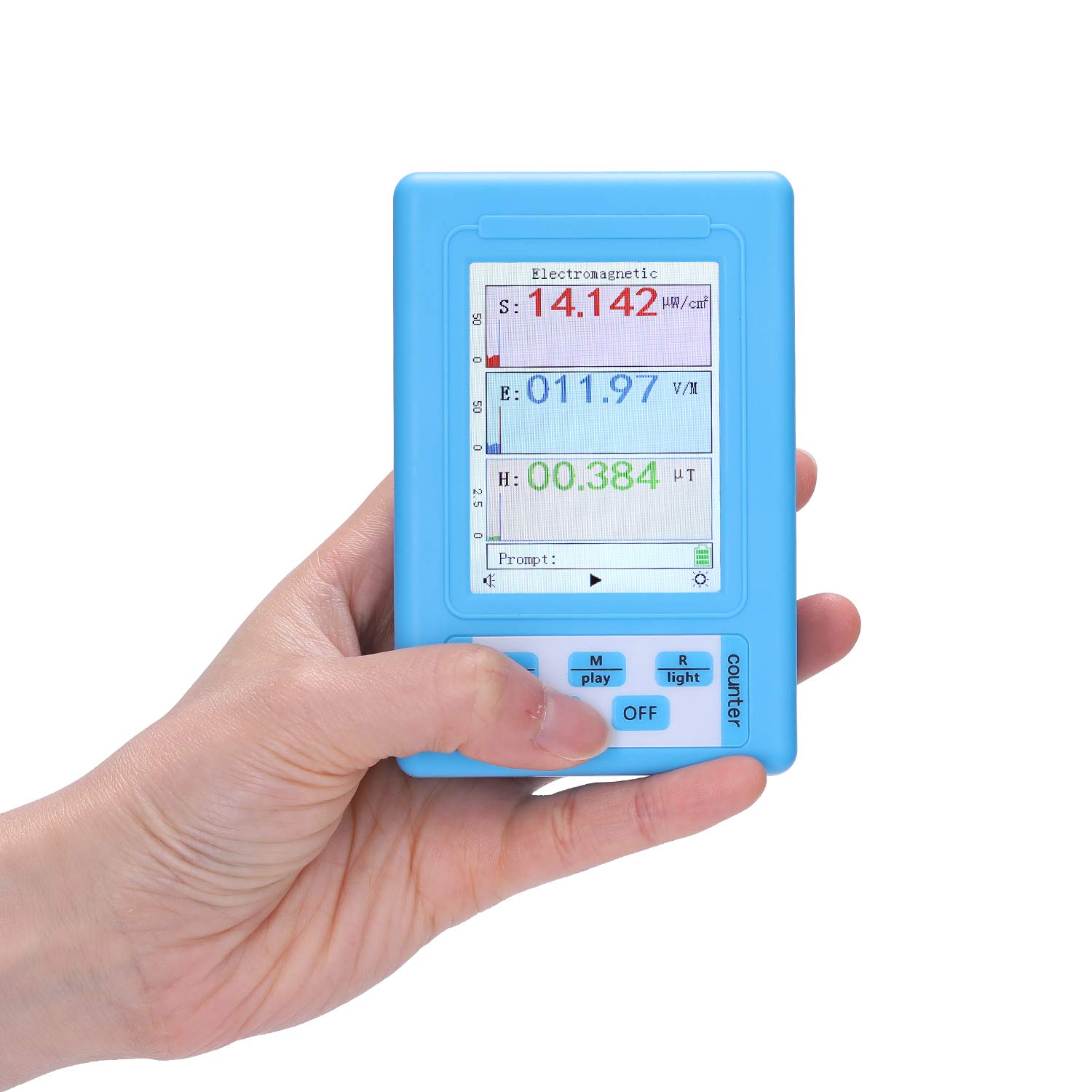 Ręczny tester promieniowania elektromagnetycznego lvifloae BR 9A Półfunkcjonalny tester elektromagnetyczny służy do wykrywania promieniowania w codziennym środowisku