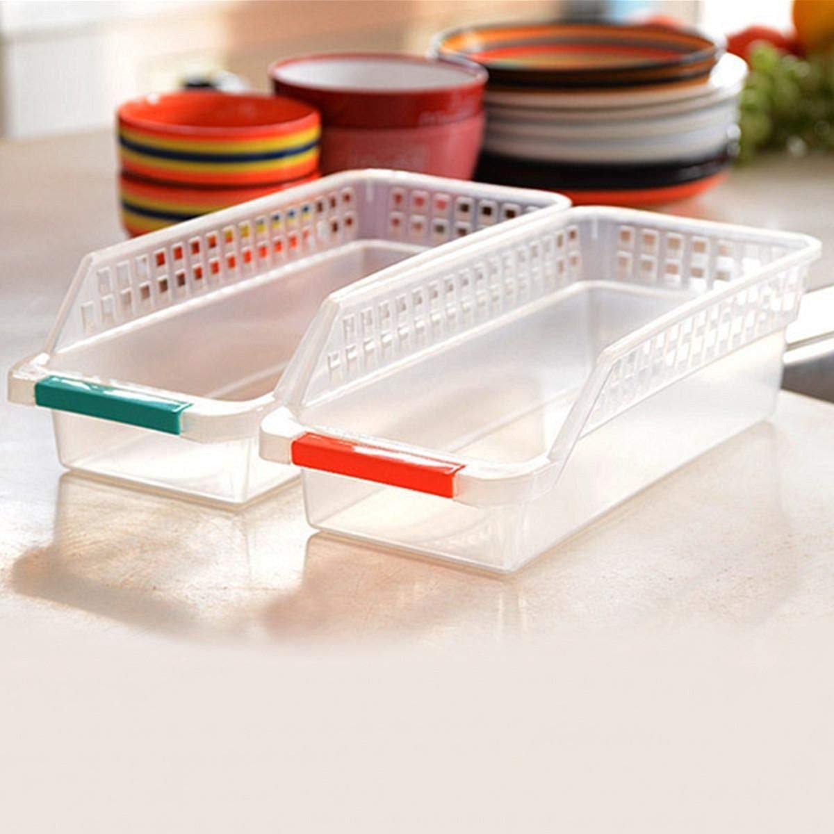 BHAVENA Refrigerator Storage Rack, Set of 4