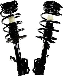 AutoShack CST100401PR Front Complete Struts Coil Springs Assembly Pair of 2 Driver and Passenger Side Replacement for 2007 2008 2009 2010 2011 2012 Nissan Sentra 2.0L FWD