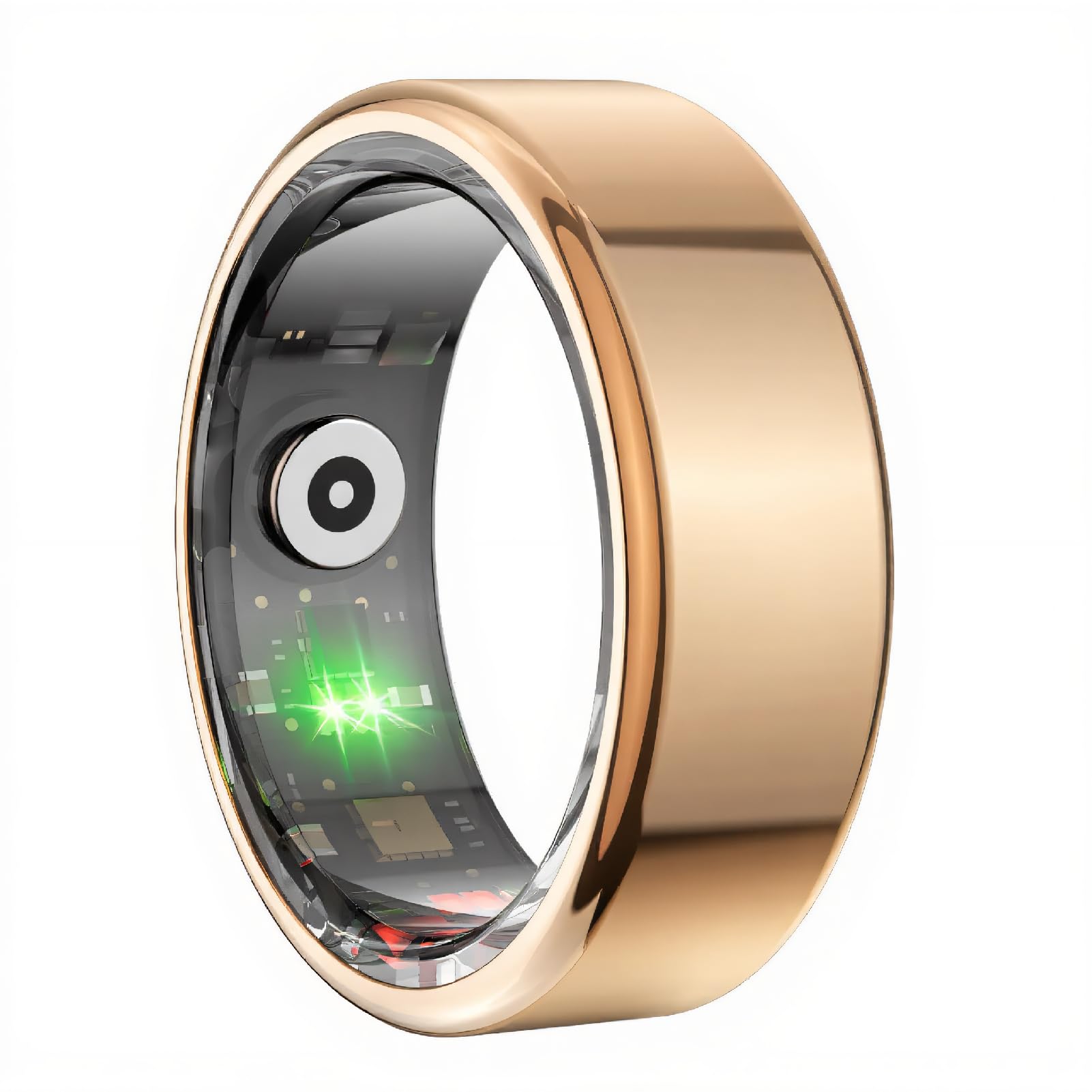 ASHATA Smart Ring Fitness, IP68 Waterproof Wearable NFC Smart Ring Sleep Tracking Body Temperature Monitor Pedometer Tracking Ring Ebook Page Turning Music Control (11)-image-45