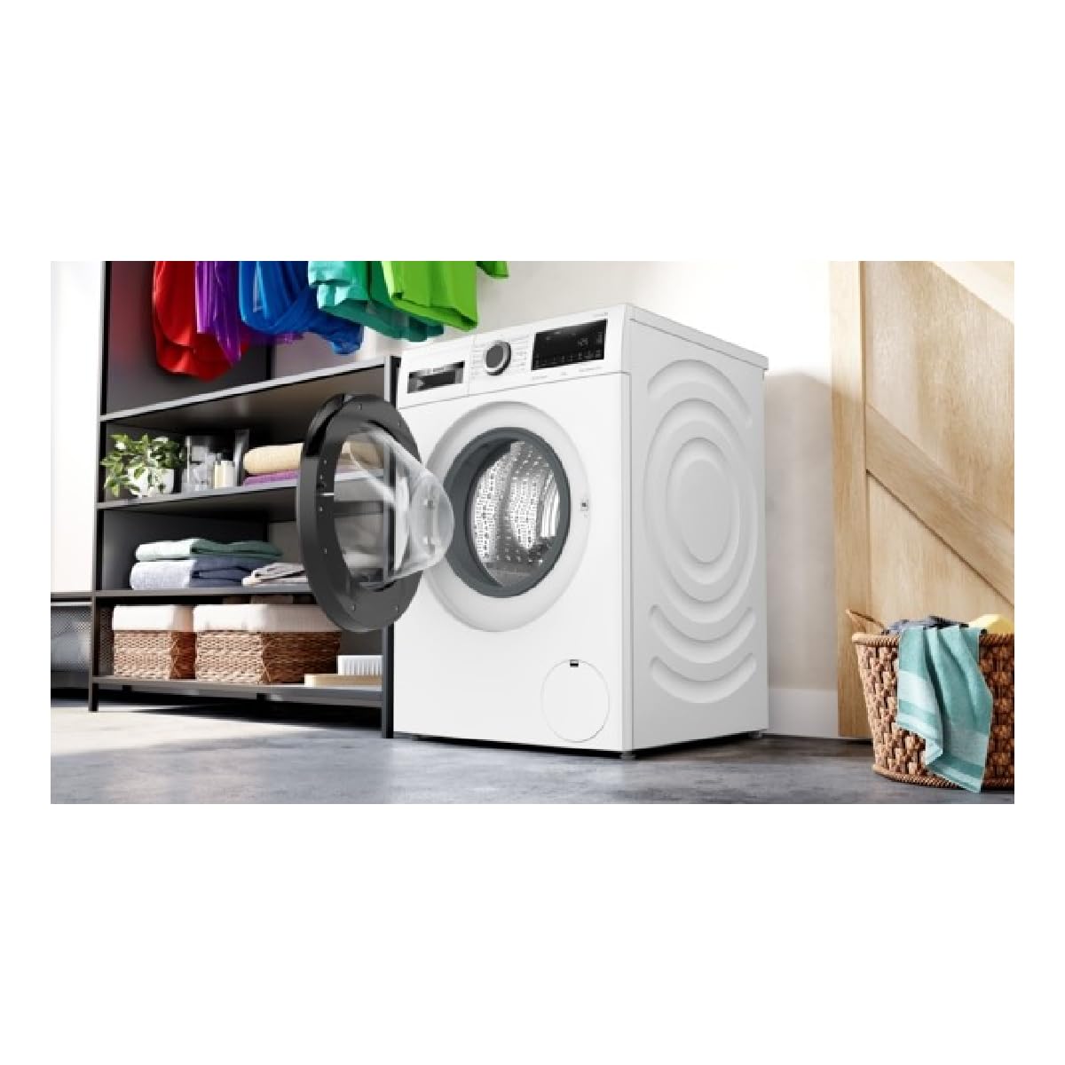 Bosch Lavadora, Libre Instalación, 9 kg, Serie 6, EcoSilence, Blanco, WGG244Z0ES