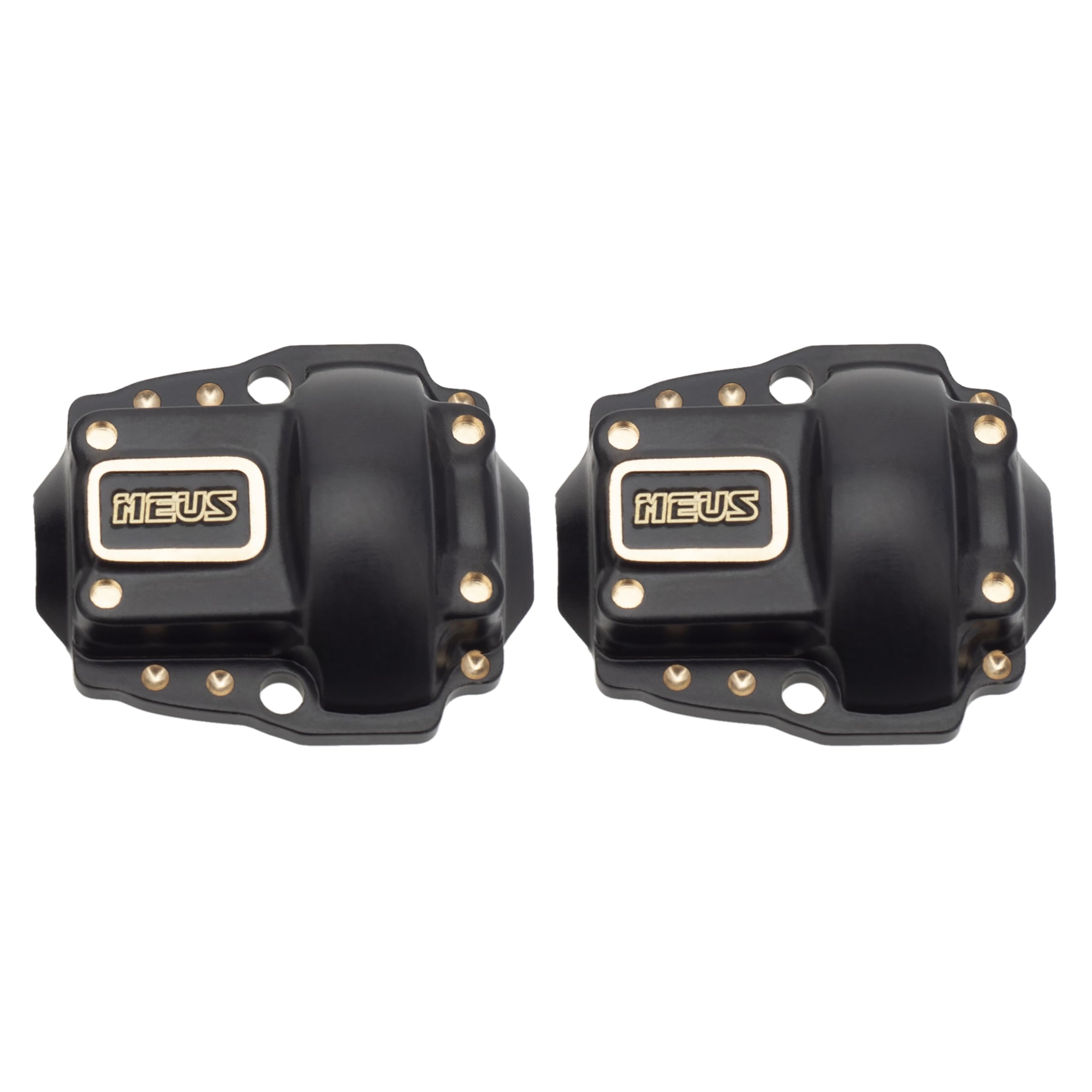MEUS RACING 7g Ascent 18 Brass Diff Cover Front and Rear Differtial Covers for Redcat Ascent-18 Upgrades 1/18 RC Crawler Parts