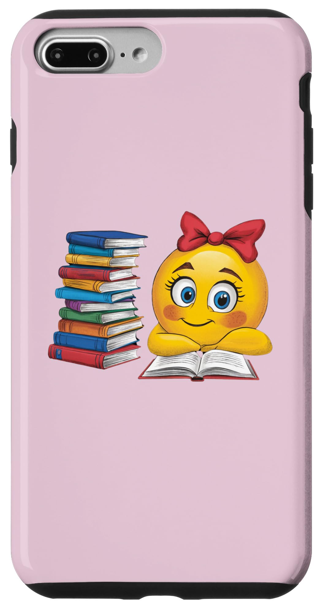 Amazon.co.jp: iPhone 7 Plus/8 Plus 読書本 絵文字 面白い 本の虫
