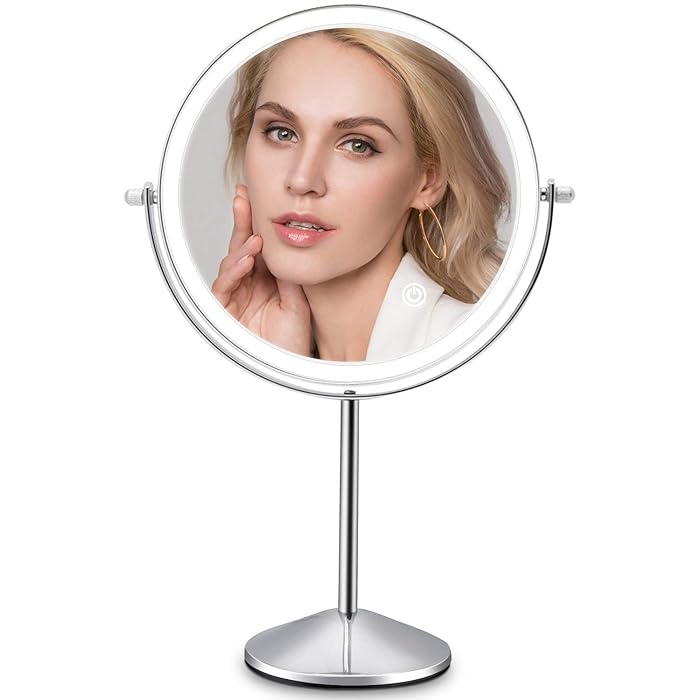 Buy Rechargeable Lighted Makeup Vanity Mirror with Magnification, 8