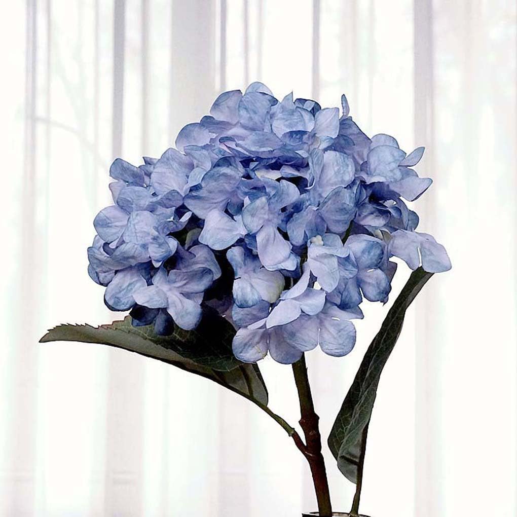 siaアジサイロング ブルーホワイト造花 6本 在庫限り Amazon｜紫陽花 造花 リアル 花束 インテリア 北欧風 フェイクフラワー