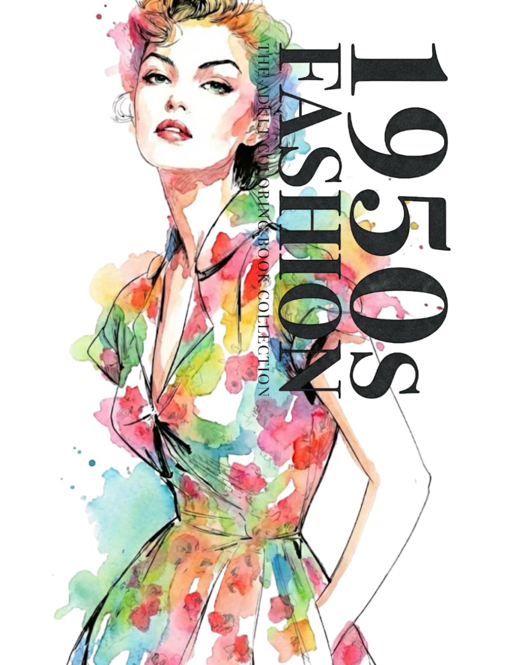 1950s FASHION: THE ADULT COLORING BOOK COLLECTION
