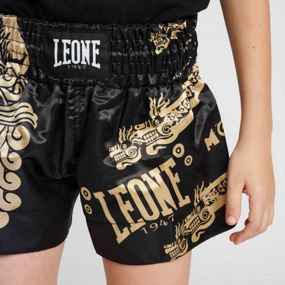 Leone 1947 - Pantaloncini Boxe, Pantaloncini Kick-Thai Jr. Unisex - Bambini e Ragazzi