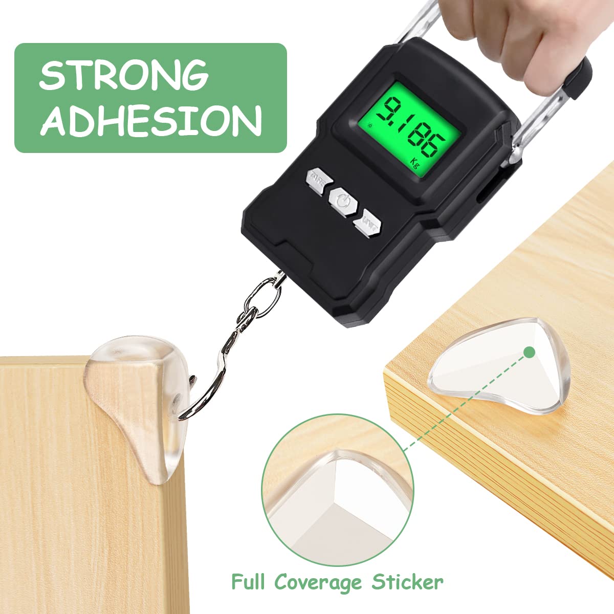 Vicloon Protections Coin de Table pour Bébé,8PCS Protection d'angle Meuble Transparent Forte Force D'adhérence pour Protéger Votre Bébé des Coins Pointus des Meubles (8pcs)