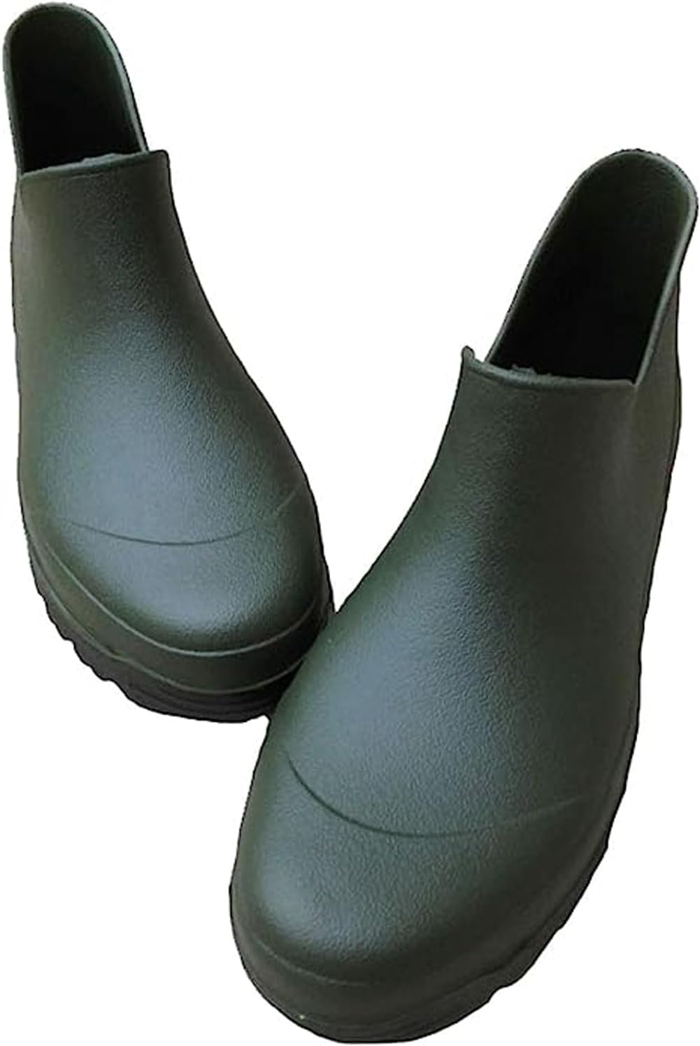 Mens Gardening Boots, Mules Garden Clog Waterproof Ankle Boots Kitchen Food Service Work Shoes for Men Clogs Fishing Mud Rubber Yard Outdoor Short Rain Boots for Medical, Farming, Camping, Car Wash,