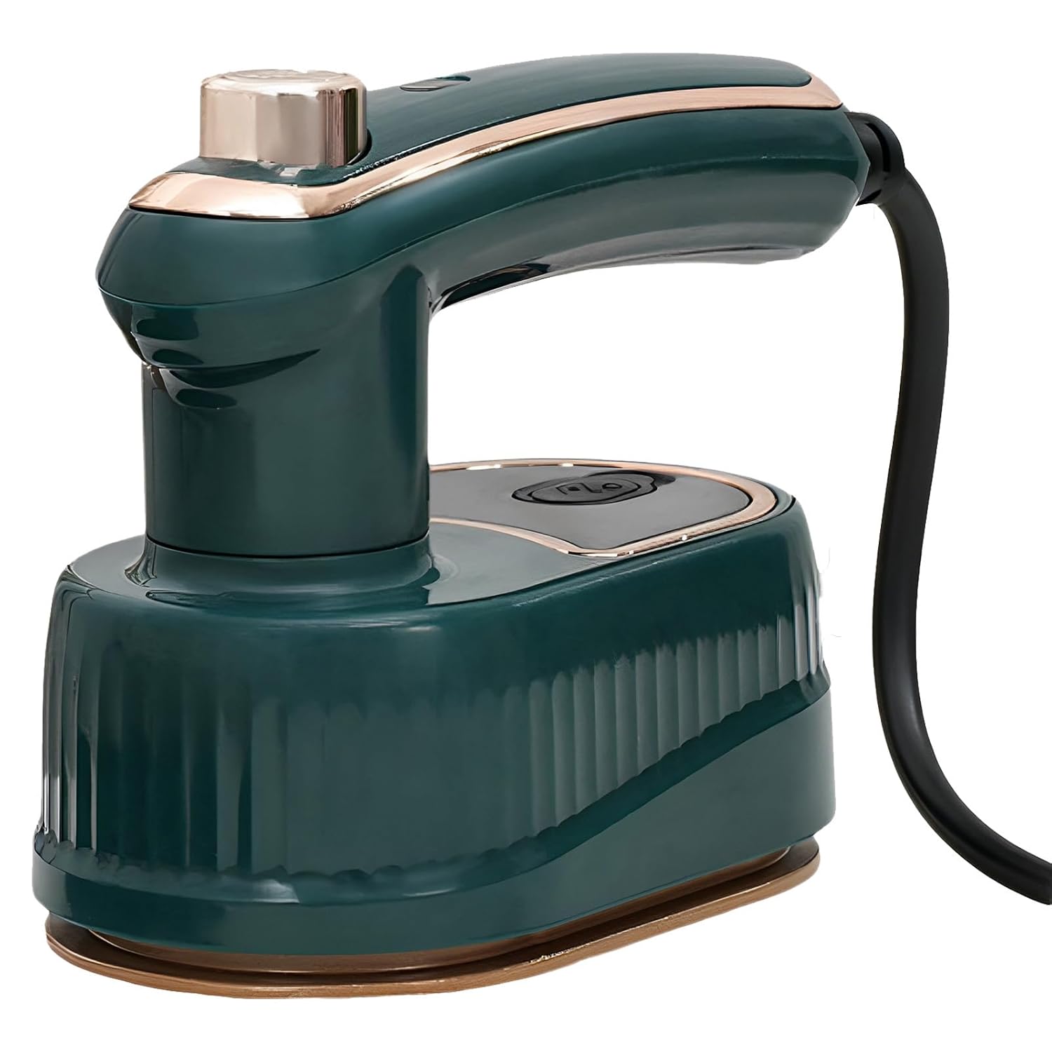 Generic 2-in-1 Emerald Green Garment Steamer, Portable Clothing Iron with Horizontal & Vertical Ironing, Folding Handle, Lightweight Mini Ironing Machine for Travel and Home