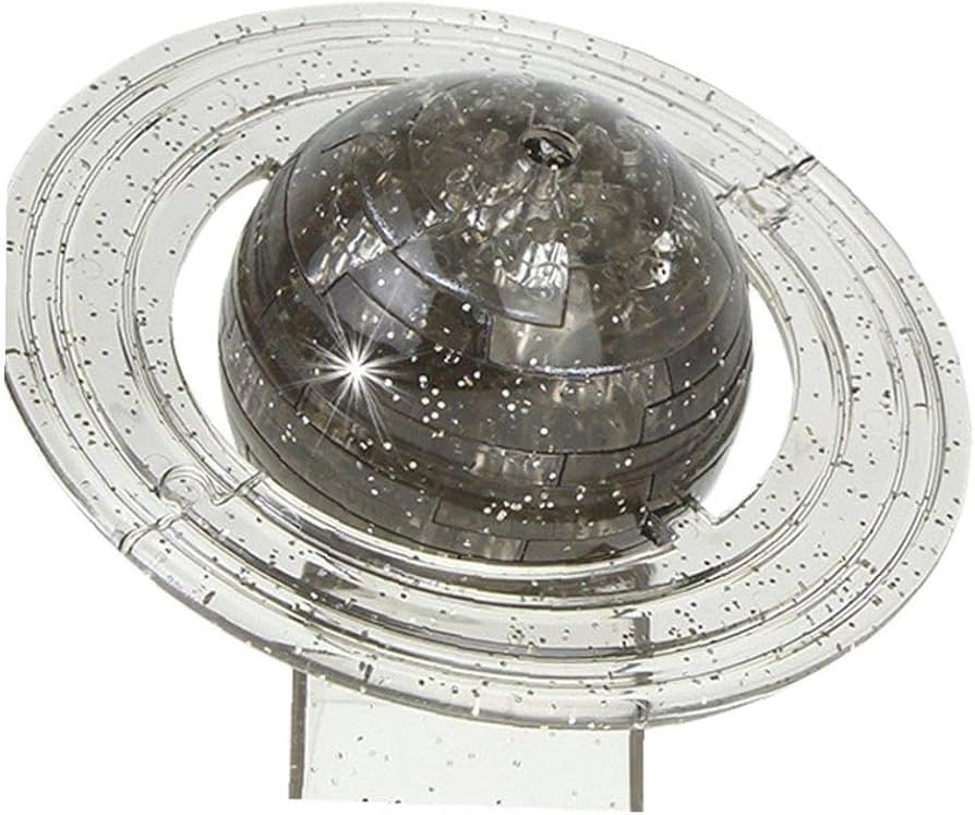 Amazon.co.jp: 土星 3d クリスタル パズル 土星 アセンブリ 半透明 Diy