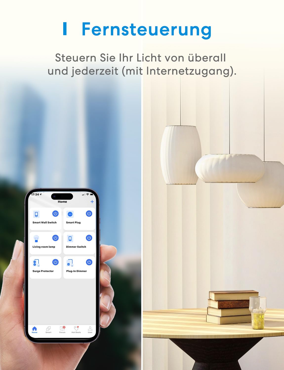 Meross Matter WLAN Schalter Unterputz 4 Stück, Neutral Erforderlich, Lichtsteuerung, Energieverbrauch & Zeitschaltuhr, kompatibel mit HomeKit, Alexa, Google Home und Home Assistant