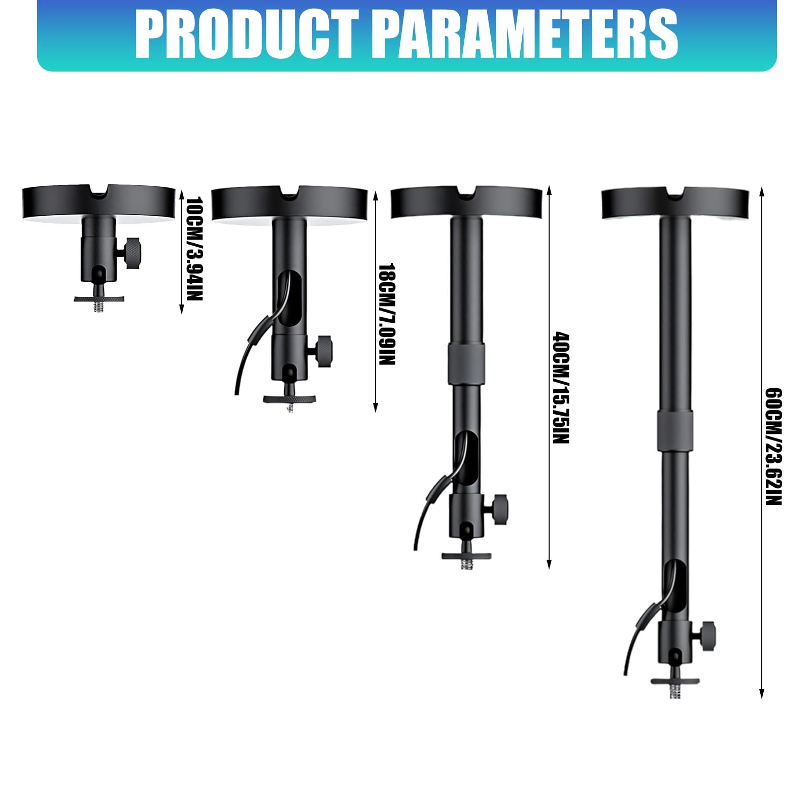 Soporte de techo universal para proyector con rotación de 360 grados e inclinación de 90 grados para montaje en techo deslizante de cine en casa