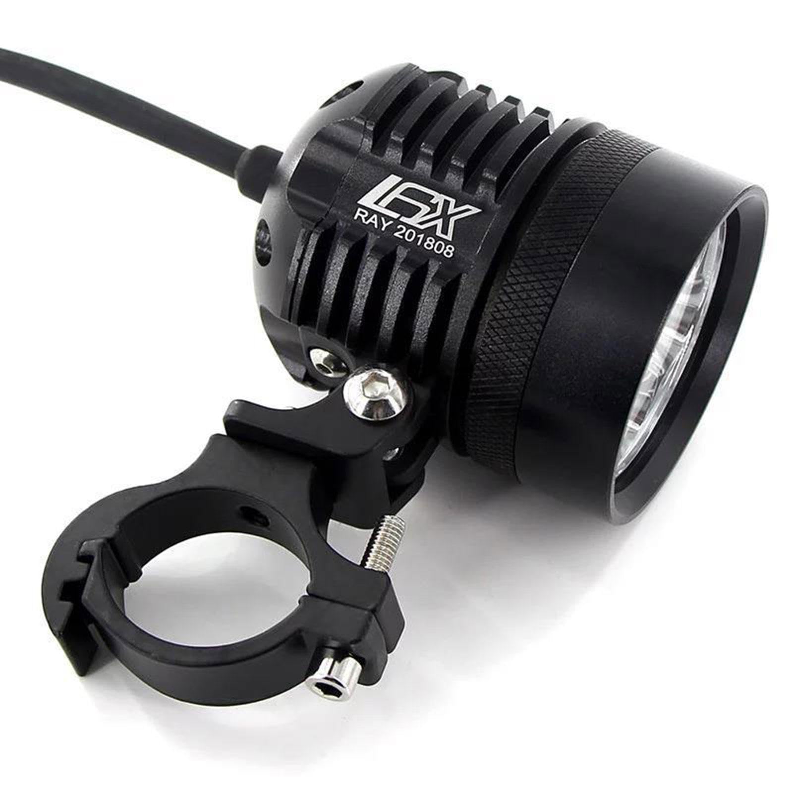 Intermitentes LED Moto 6500LM 12V, Par de Luces Antiniebla de Rendimiento, Diámetro 6cm (2.36"), Aleación y PC, Fácil Instalación
