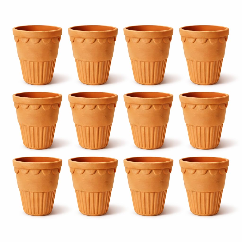 Handmade Terracotta Tumblers - Eco-Friendly Chai Kulhad -1