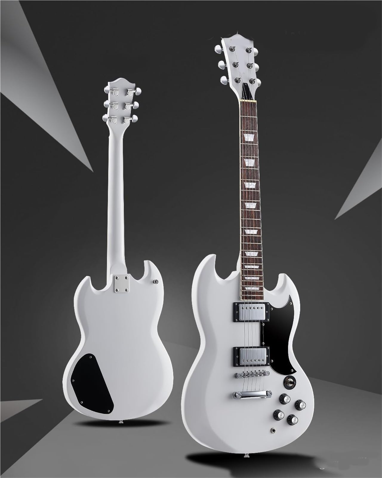Guitare Électrique À Corps Plein Manche En Érable 6 Cordes Guitare Électrique Débutants