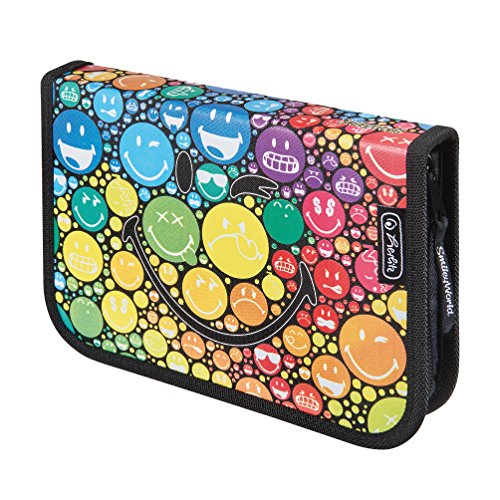 Preisvergleich Produktbild Herlitz 11437902 Schuletui 19-teilig, SmileyWorld Rainbow