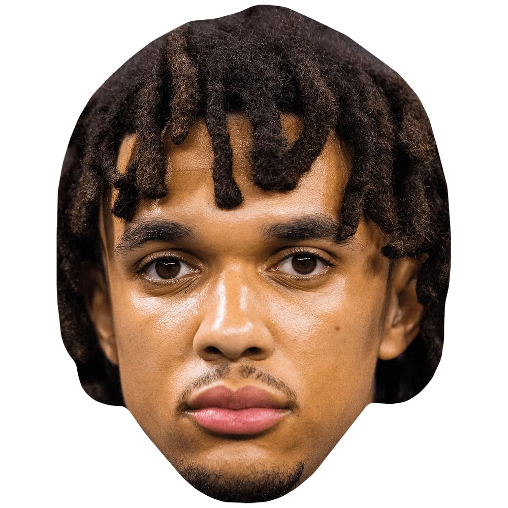 Trent Alexander-Arnold (Goatee) Celebrity Mask, Flat Card Face, Fancy Dress Mask