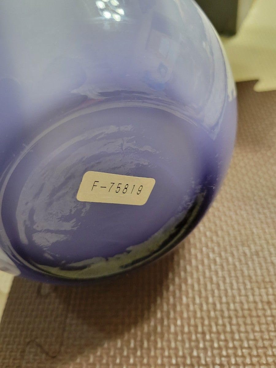 ドームナンシー 筒型　花瓶　高さ19cm 被せガラス　アンテルカレール　幹立体 ドームナンシー 筒型 花瓶 高さ19cm 被せガラス アンテルカレール 幹